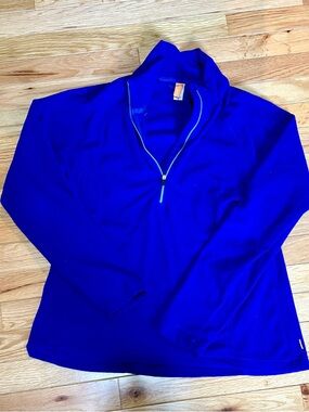 Lucy Electric Blue Fleece Quarter-Zip size M